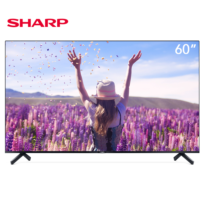 夏普(SHARP)4T-C60B7CA 60英寸4K高清智能全面屏平板液晶电视机