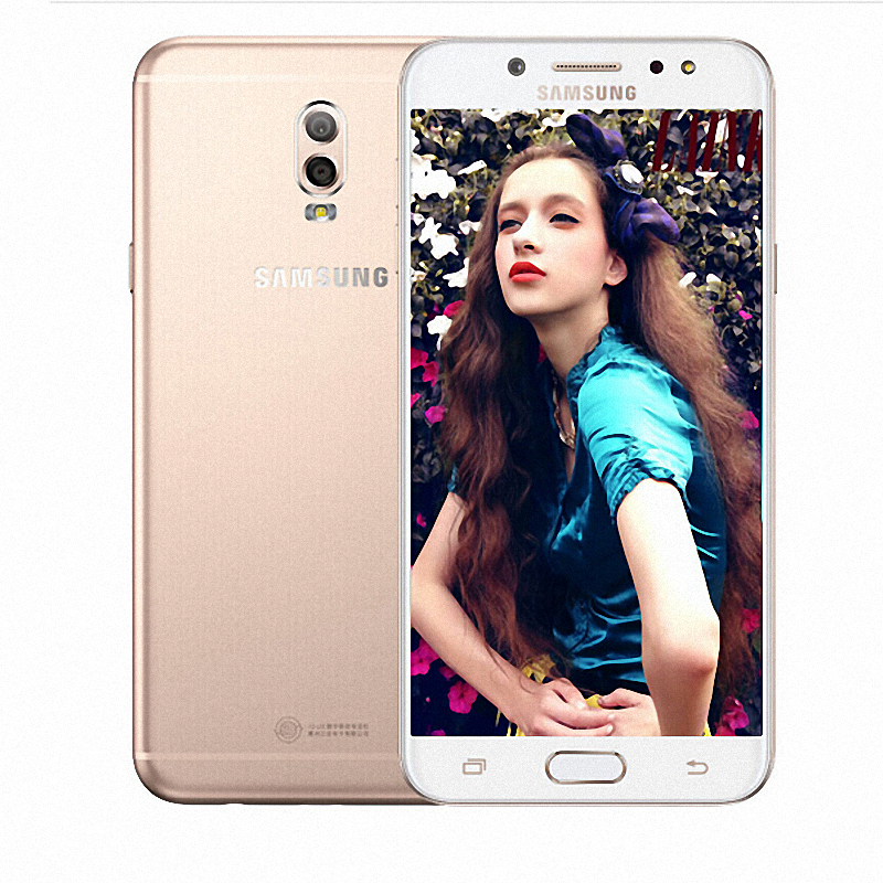 三星(SAMSUNG) C7100 64GB 面容解锁 指纹双摄 移动电信4G手机 枫叶金(4GB+64GB)全网通
