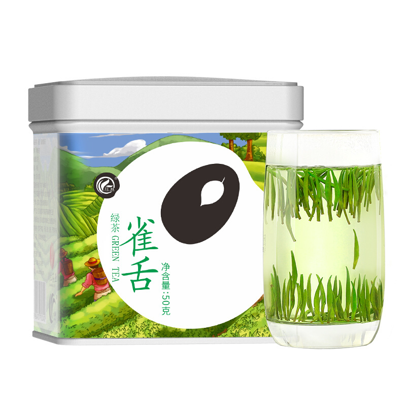 川红 2021年开园头采 明前特级雀舌绿茶50g