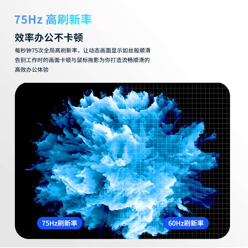 联想(Lenovo)异能者24.5英寸显示器VA广视角75Hz三边微边框 低蓝光HDMI/VGA U2518HA-V高清大图