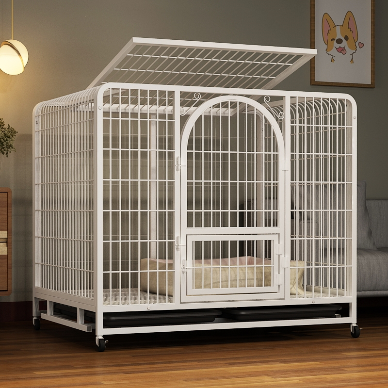 宠物狗笼子米妮室内泰迪小型犬中型犬大型犬带厕所分离别墅兔子笼猫笼