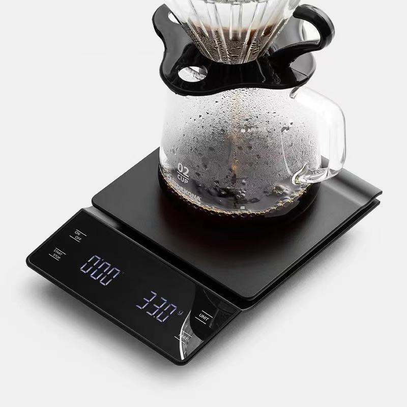 厨房秤电子秤电池家用小型克称烘焙0.1g精准手冲咖啡秤小秤 500g/0.1