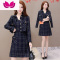 七斓小香风毛呢连衣裙春装2023年新款女装流行气质显瘦名媛套装裙