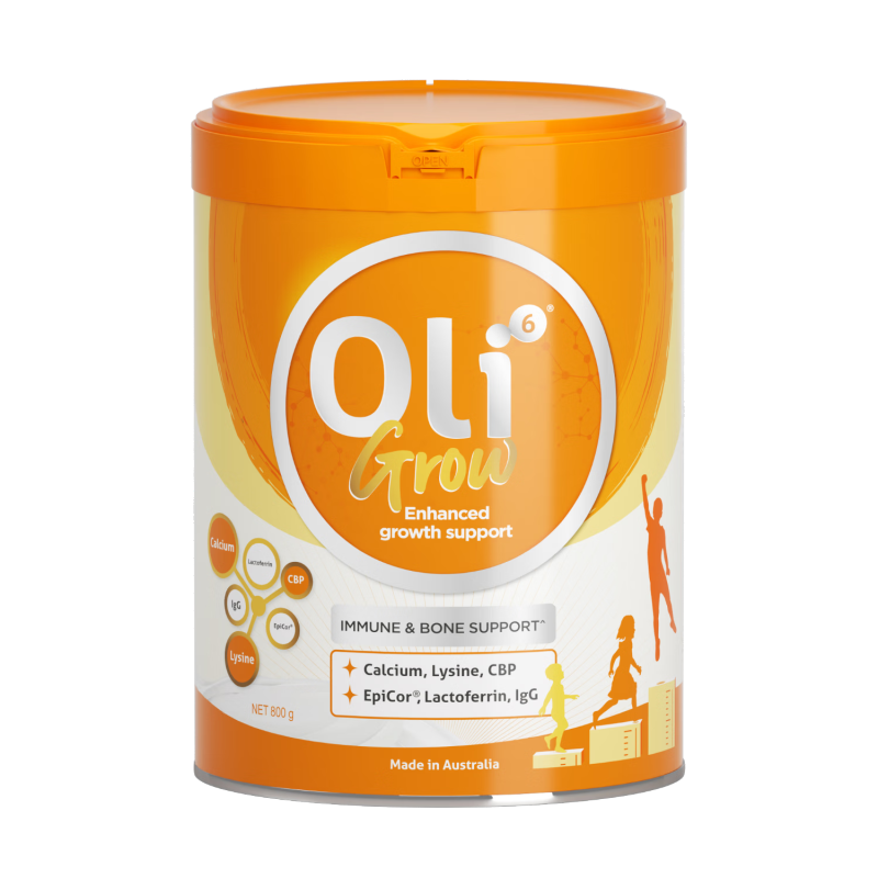 原装进口澳洲 Oli6颖睿儿童成长奶粉800g 3岁以上CBP赖氨酸儿童粉牛奶