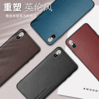 [送钢化膜两张]高铭宣苹果x手机壳iphone xs max头层牛皮iphone xr真皮套xr男女款商务全包防摔限量版