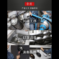 空灵鼓琴莲花鼓玄空鼓空灵琴鼓乐器手鼓钢舌鼓初学者手打色空鼓 12寸11音-石绿
