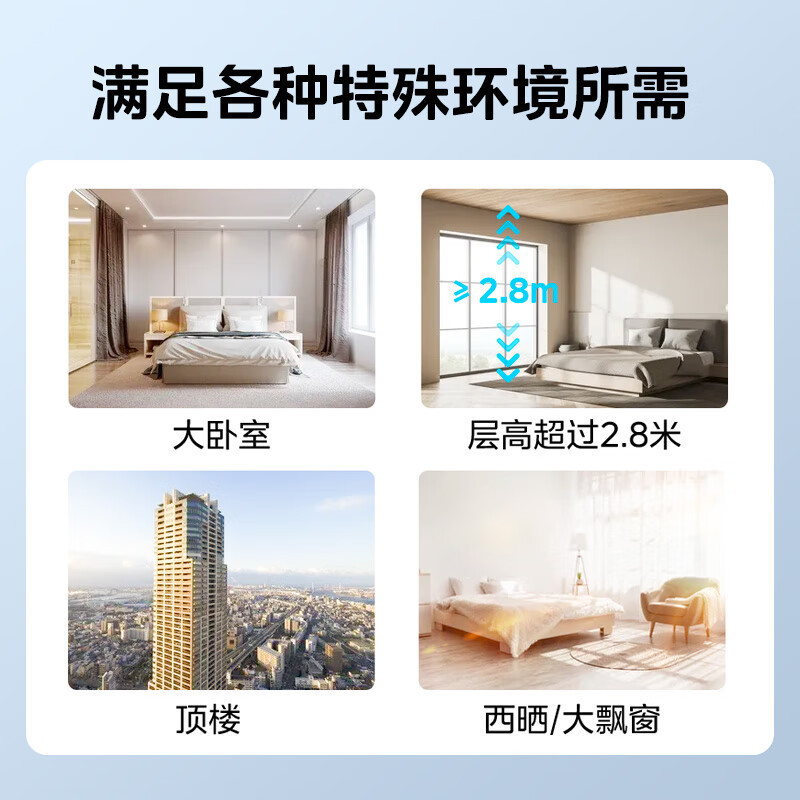 美的(Midea)空调 机煌小2匹新一级能效 变频冷暖 自清洁 智能壁挂式空调家用 KFR-46GW/D1-1