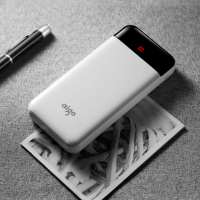 爱国者聚合物充电宝20000毫安大容量可爱轻薄便携 USB-C手机通用移动电源正品定制logo