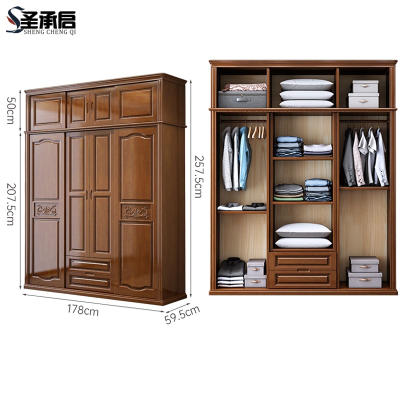 圣承启更衣柜顶柜款台高清大图