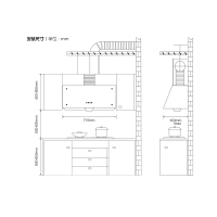乐妯娌（lezhouli) 中式 大吸力顶吸式 抽油烟机 按键式家用吸油烟机 CXW-Q16