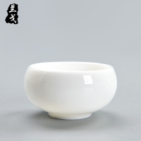 美帮汇德化陶瓷品茗杯 功夫茶具玉瓷敬茶杯个人杯主人单杯