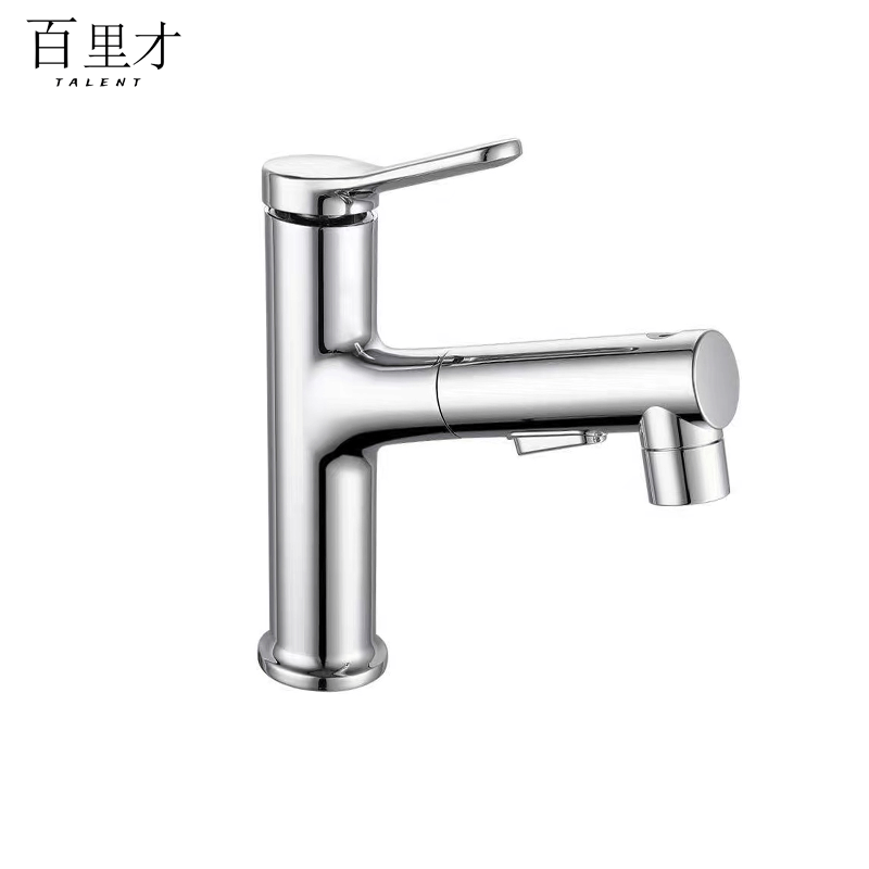 百里才 洗面盆抽拉水龙头冷热混合水嘴 通用型 个图片