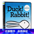鸭子还是 【正版】鸭子还是英文原版绘本 Duck! Rabbit! 吴敏兰书单思维拓展撕不烂纸板书儿童英语英是