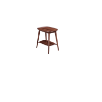 秦鑫(QINXIN)椭圆几品格系列多功能茶几400mm*600mm*600mm
