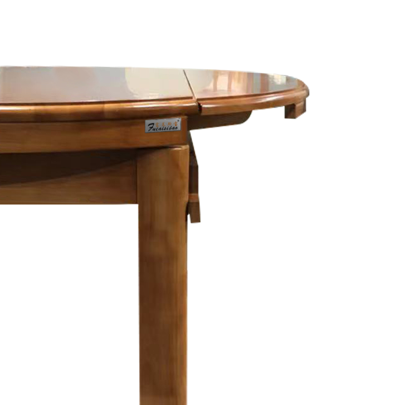 富莱斯宝 可变实木餐桌伸缩办公桌 1300*1300*760 /张高清大图