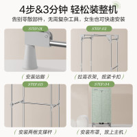 苏泊尔(SUPOR)干衣机可折叠烘干机家用衣柜式风干婴儿衣物暖风机大容量定时烘干易收纳宿舍两用ELD-511A 清新绿