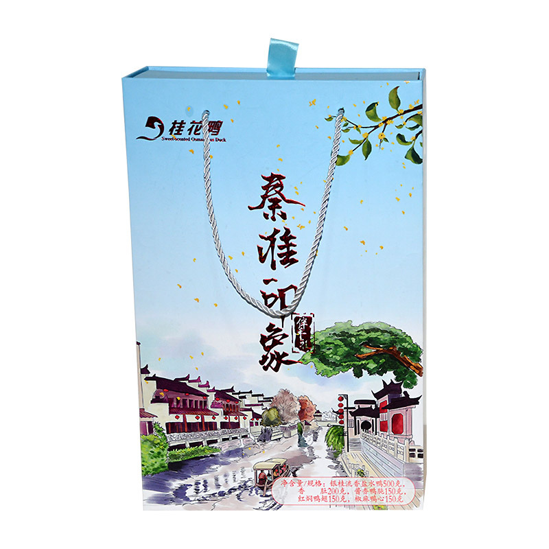 桂花鸭[中华特色] 秦淮印象礼盒950g鸭肉类熟食南京特产零食大礼包年货礼盒