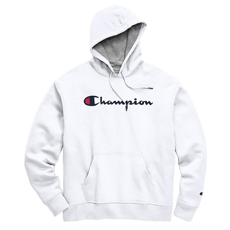 [直营]Champion 冠军潮牌 连帽秋冬卫衣套头长袖男士胸前草写字母