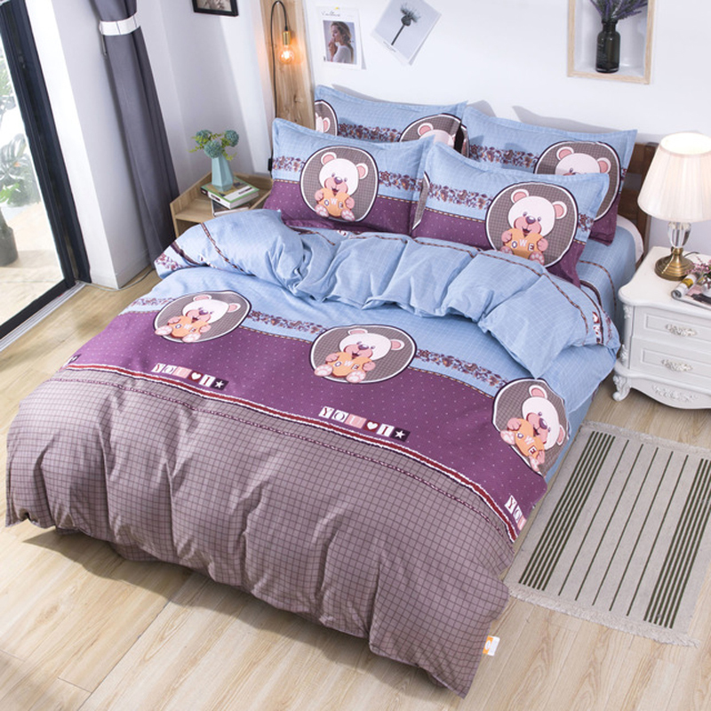 高品质加厚四件套 200*230CM 床单被套床上用品多花可选 亲肤舒适 四季可用 秋冬四件套AWANHOO A118