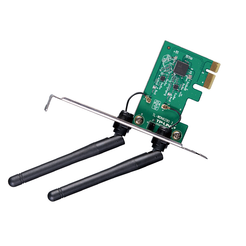 TP-LINK TL-WDN6280 AC1300双频无线PCI-E 5G双频台式机内置 wifi接收器(一个装)