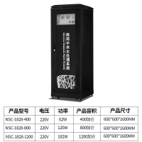 乐创 lecon400加仑中央净水系统反渗透纯净水设备 全自动一体化黑柜机净水设备 商用纯水机 LC-J-18284