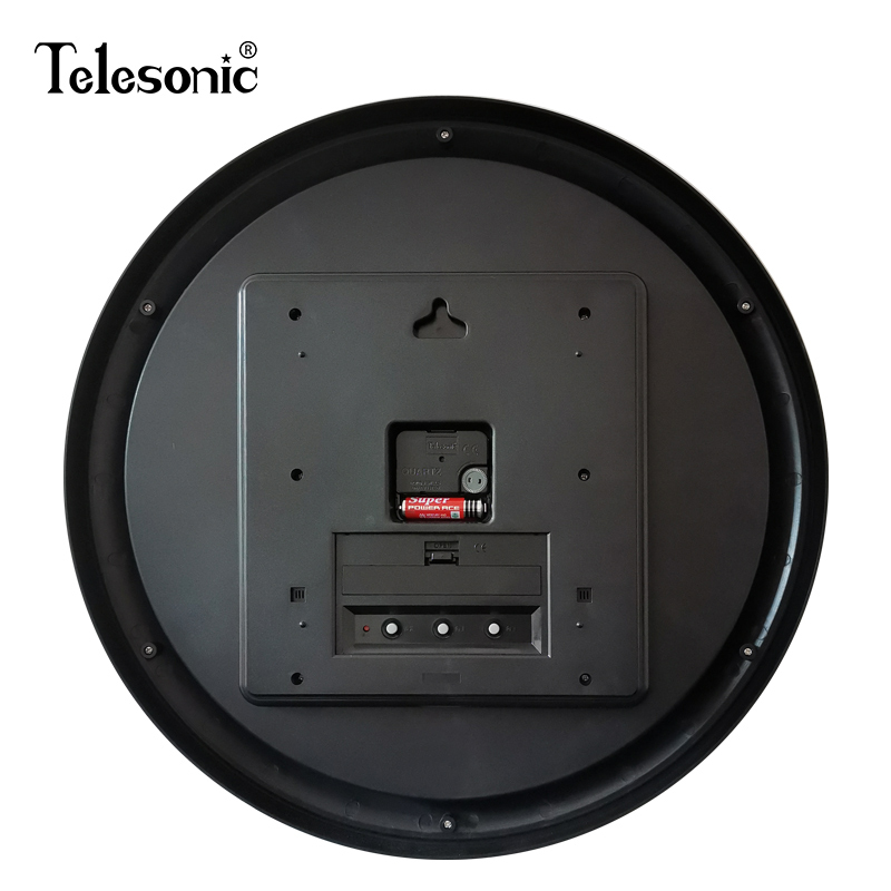 天王星(Telesonic)客厅大挂钟现代创意时尚万年历钟表简约时钟办公挂表带日历液晶大气家用时钟