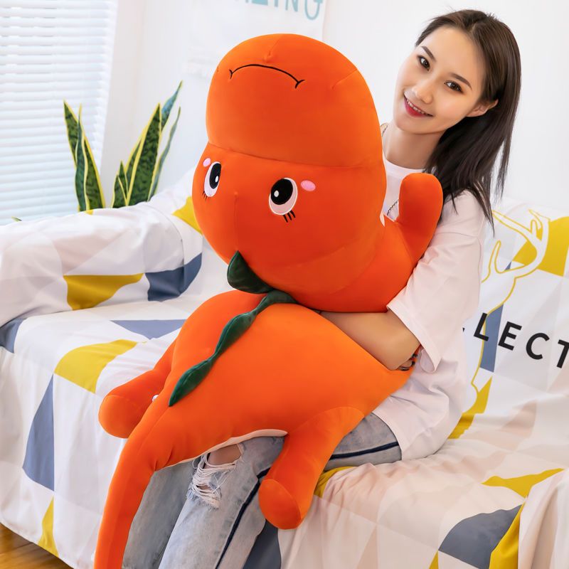 小恐龙毛具睡觉抱枕少女心公仔可爱玩偶布娃娃生日礼物送女生