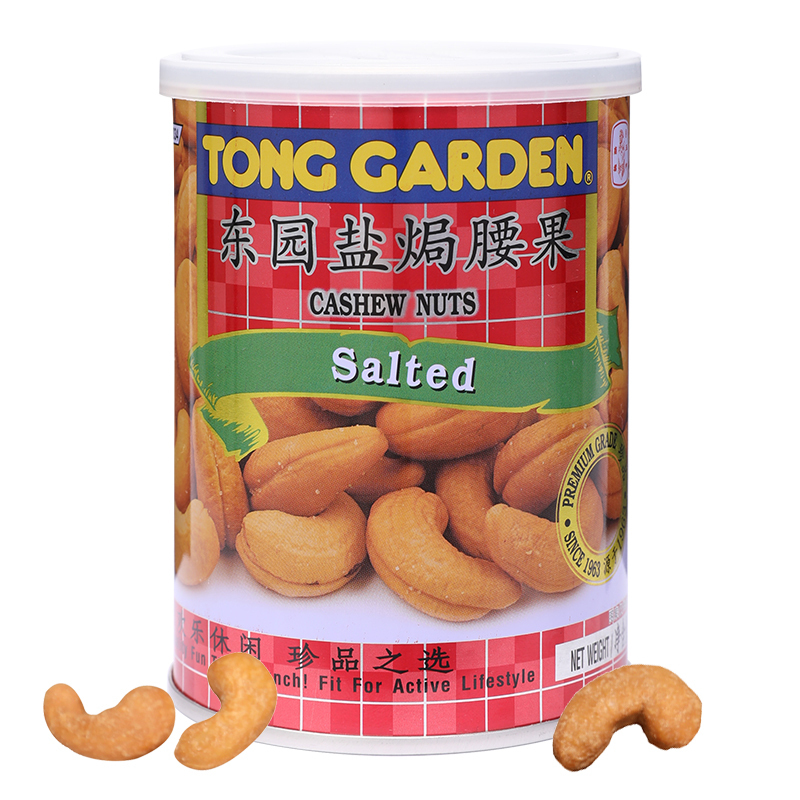 东园(Tong Garden) 盐焗腰果 150克 泰国原装进口坚果零食