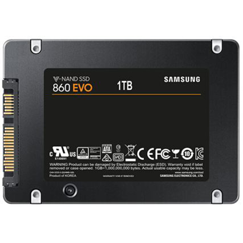 三星(SAMSUNG)860 EVO 1TB SATA3接口 2.5英寸 SSD 固态硬盘(MZ-76E1T0B)
