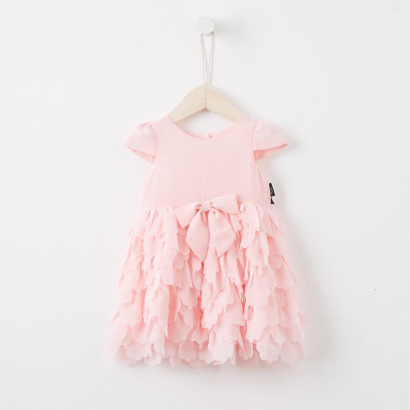 [1件3折价:115.5]米喜迪mecity童装夏新款婴儿公主裙荷叶边裙摆甜宝宝蛋糕裙