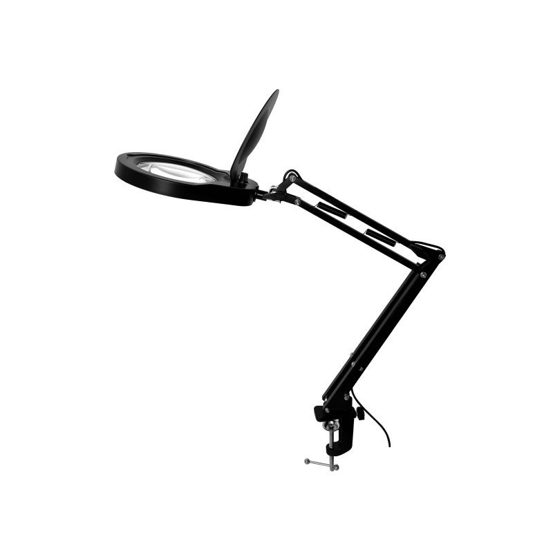 冰将 带灯夹台式放大镜 夹台两用30/40倍 台高清大图