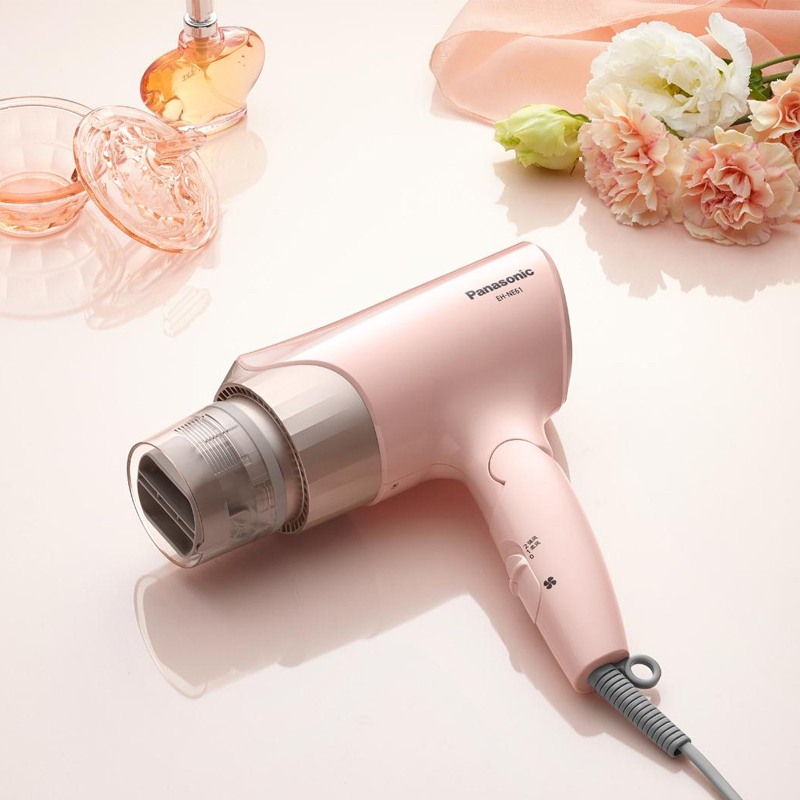 松下(Panasonic)吹风机 负离子恒温 家用1700W大功率多档可调电吹风 EH-NE61-P 粉色高清大图