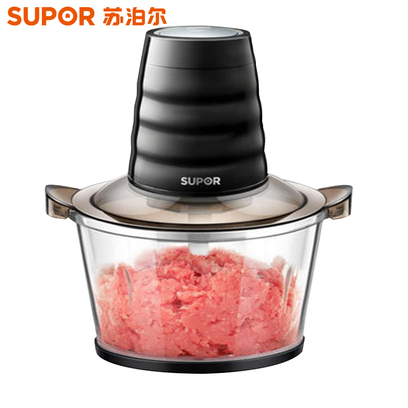 苏泊尔(SUPOR)绞肉机 家用电动多功能小型打肉馅碎菜搅拌蒜蓉料理机JR17-300