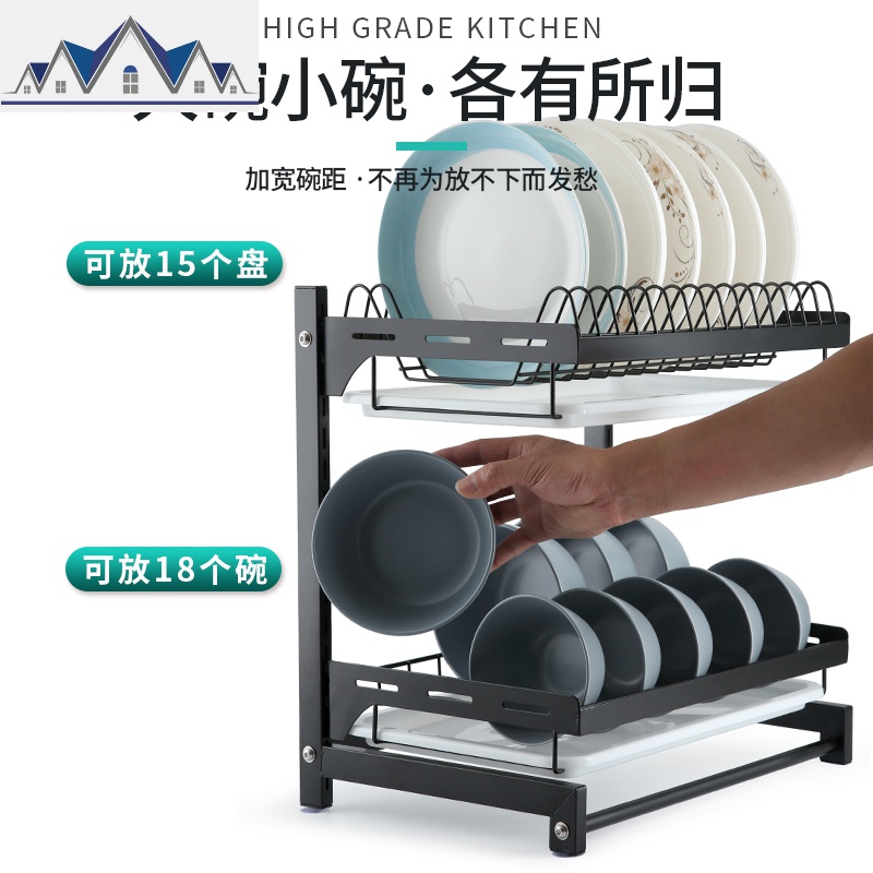 厨房置物架碗架沥水架家用迷你小型小号凉放碗碟筷盘子滤水收纳盒 三维工匠高清大图