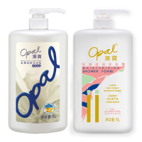 opal澳宝沐浴露2支装家庭套装滋润乳霜1L+经典沐浴露1L留香保湿补水滋润营养沐浴乳