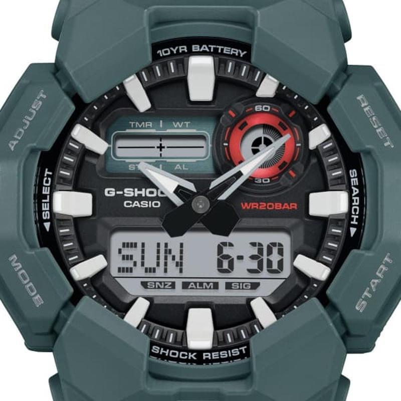 卡西欧(CASIO)多功能石英表防水防震耐用男士运动休闲手表世界时区电子指针双显
