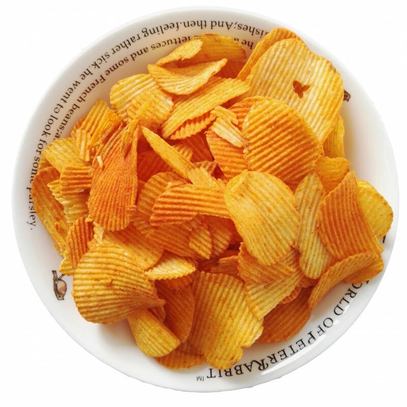 好丽友(orion) 好友趣 切片型马铃薯薯片(韩国泡菜味) 125g*4/袋 薯片