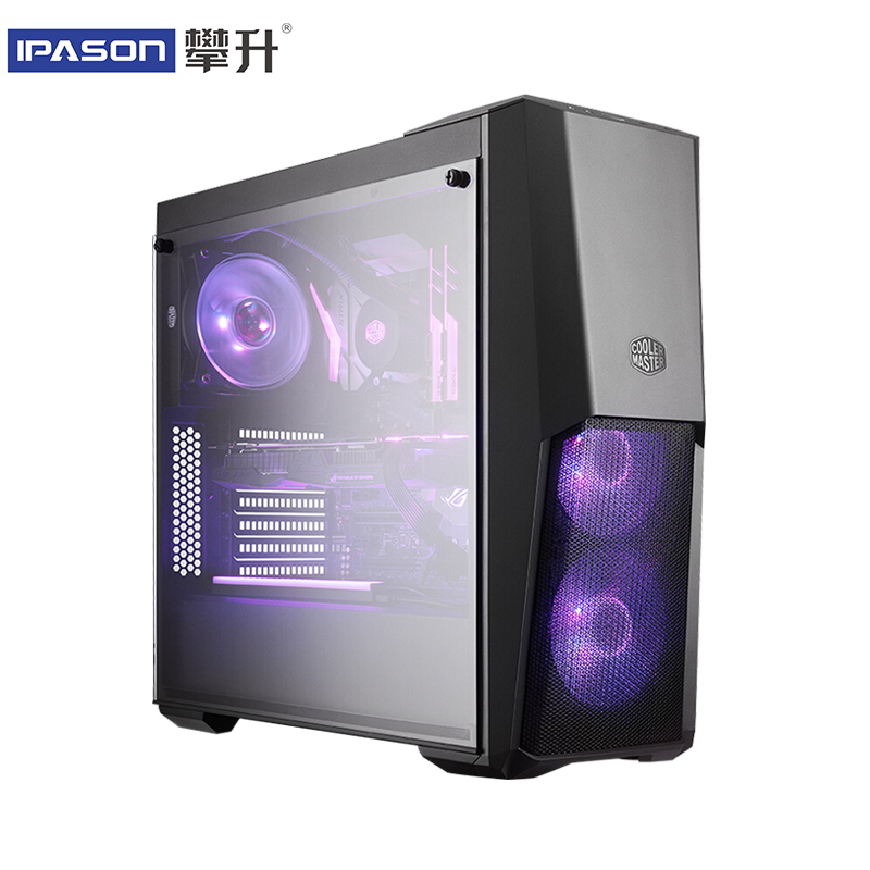 攀升 AMD 锐龙R7 3700X/RTX2060 水冷台式机 电脑主机 高配吃鸡主机台式电脑 游戏主机 组装机