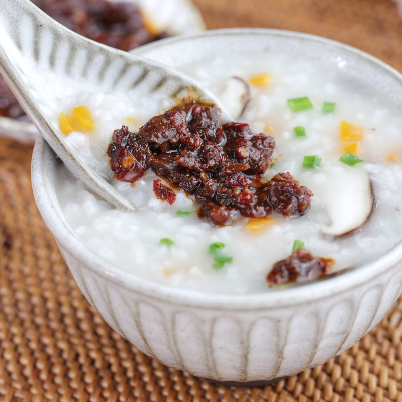 仲景香菇酱210g*2 两瓶装 香辣味 大块香菇 佐餐小菜下饭拌面面条泡面好搭档!办公室居家常备高清大图