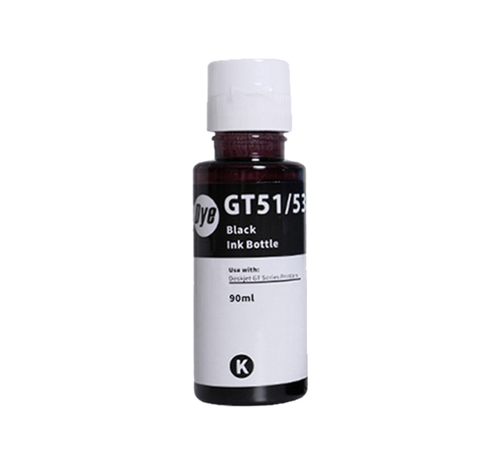 特价惠普专用GT52/GT53墨水适用310 410 585 593 595 675 676 725 798等打印机 GT53黑色90ML