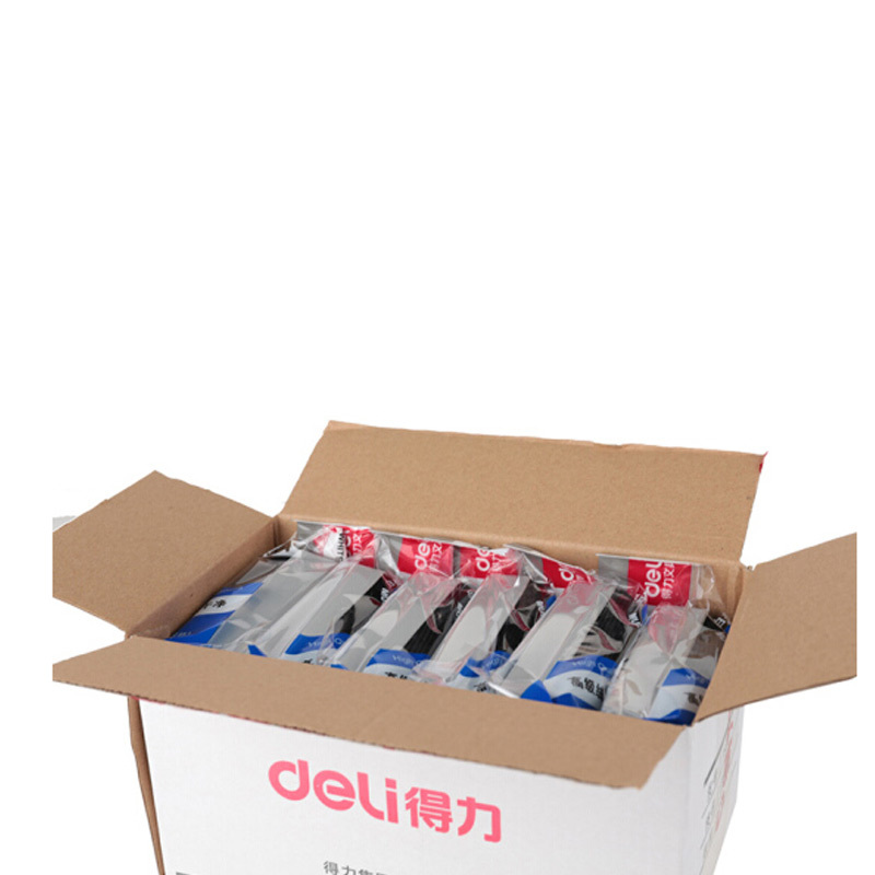 得力(deli) 7810白板擦 绒布海绵板刷 12个/盒
