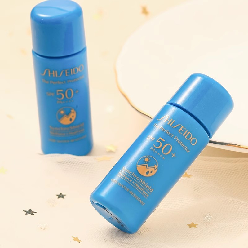 [香港直邮]资生堂蓝胖子防晒小样7ml新艳阳夏臻效水动力防护乳SPF50+PA++++