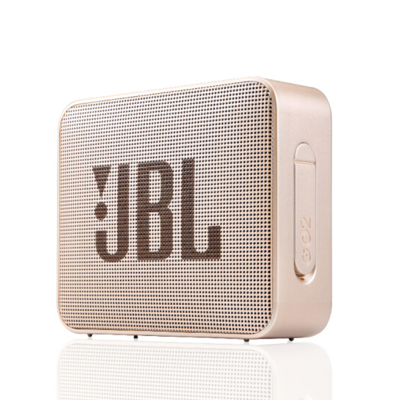JBL GO2 音乐金砖二代 蓝牙音箱 低音炮 户外便携音响 迷你小音箱 可免提通话 防水设计 香槟金