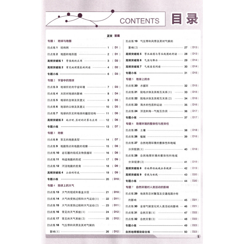 2024版万向思维高考快递高考必练小题地理新教材版 高中高三一轮二轮复习资料名校备考资源基础提升滚动练真题模拟试卷精选