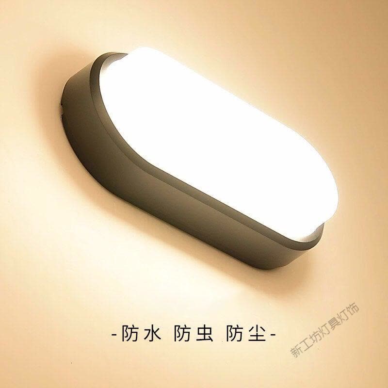 苏宁放心购 LED防潮灯 户外阳台卫生间厕所浴室灯吸顶防水雾防蚊虫壁灯免打孔图片