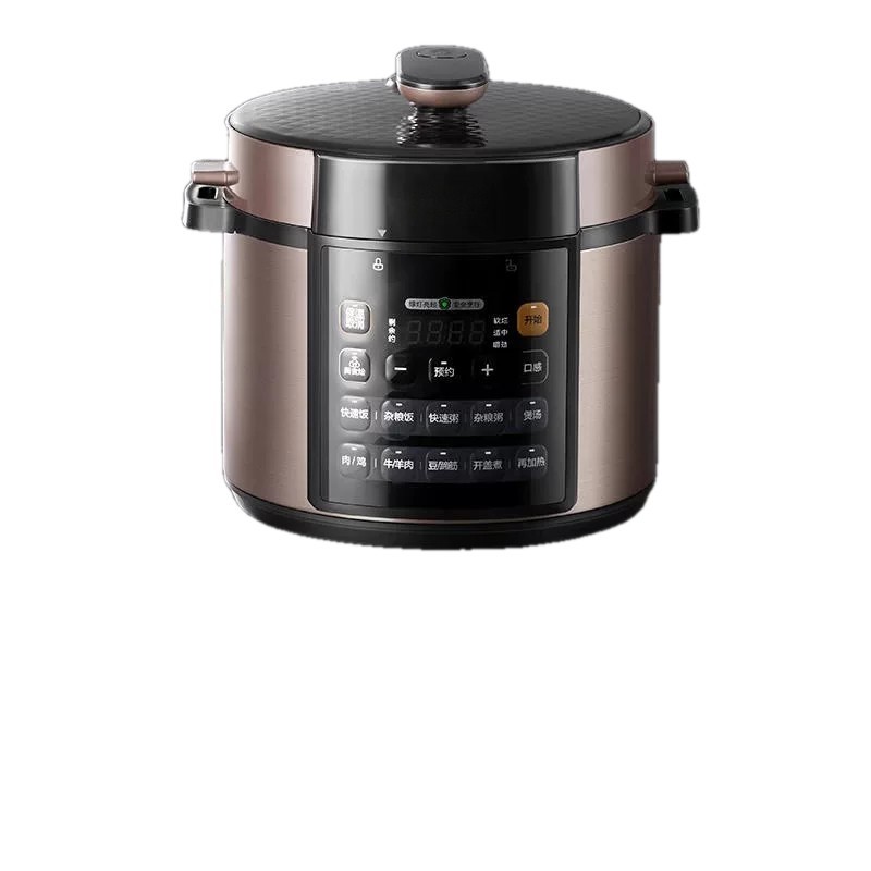 苏宁 粤鹏 电压力锅 MD银黑色5L 偏远地区不发货