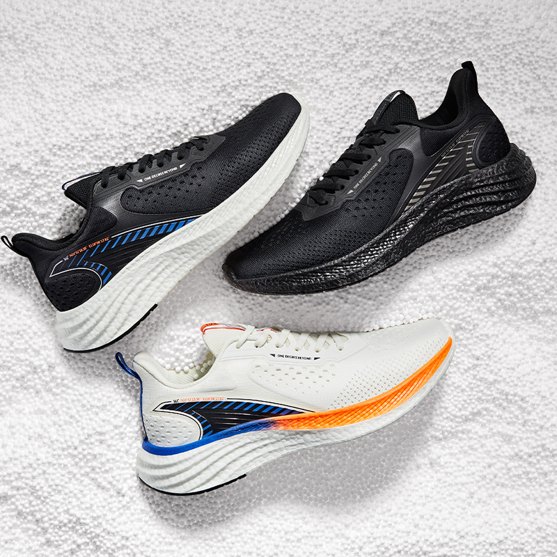 爆沫td丨361°运动跑鞋男新款轻便透气泡沫软底减震跑步鞋男