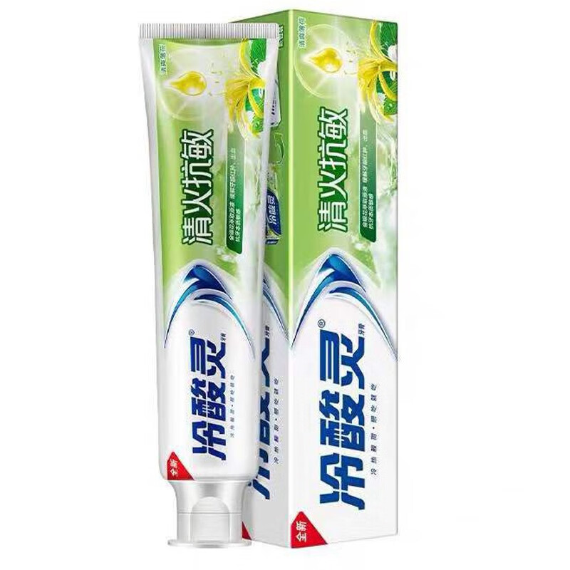 冷酸灵 清火抗敏牙膏180g*1支高清大图