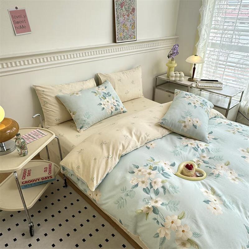 雅鹿·自由自在(YALU&FREEDOM)花语系列 全棉 四件套 花语心愿高清大图