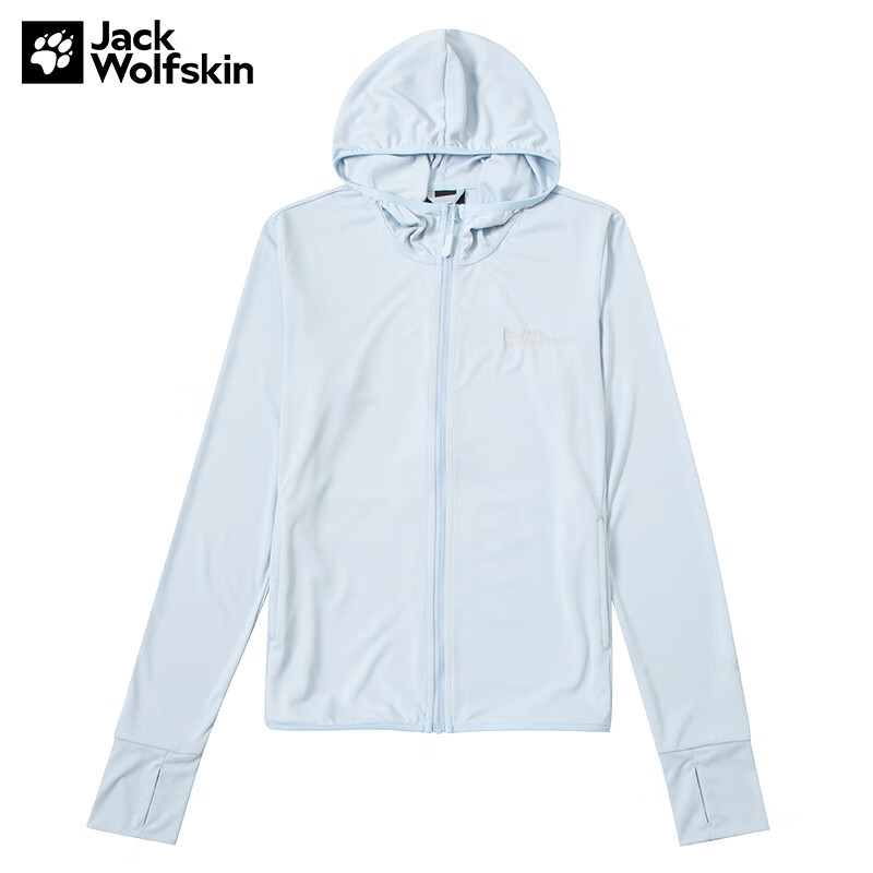 狼爪(Jack Wolfskin)防晒服女装2023夏季新款户外休闲外套轻薄透气皮肤衣5322102